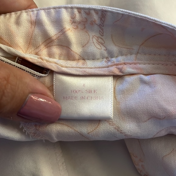 Tommy Bahama 100% Silk White Bermuda Shorts - Picture 4 of 4